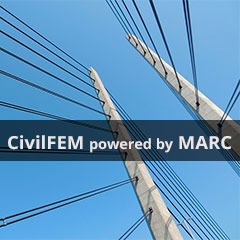 CivilFEM powered by MARC
