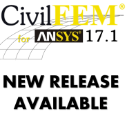 Ingeciber S.A. Announce New Release of CivilFEM® for ANSYS®17.1